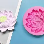 3D lotus flower silicone mould style 4 (size large )