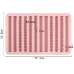 12 EVEN WOVEN LONG BAR SILICONE MOLD ENERGY BAR MAKING CHEESE BAR BAKING CHOCOLATE mould