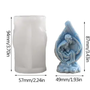 Jesus Family Silicone Candle Mould