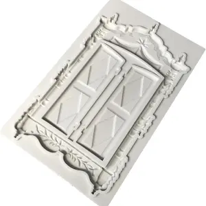 Large Vintage Door Silicone Fondant Mould