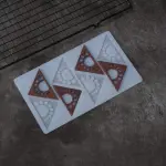 8-in-1 Small Hollow Triangle Chocolate Garnish Silicone Mould