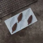 6 Cavity Leaf Chocolate Garnish Mould