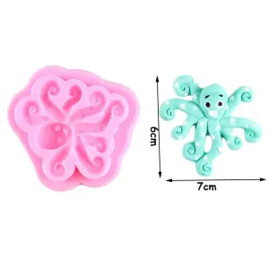 Octopus Under the Sea Silicone Mould