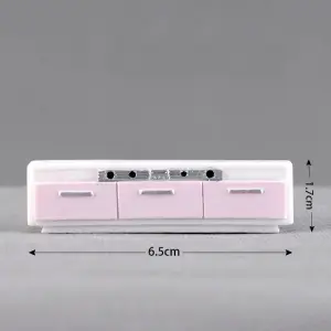 Miniature Pink Kitchen Stove Counter