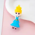 Cute Princess Girl Resin Charm Pendant