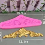 Crown boarder decorative silicone mould