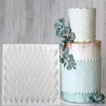 leaf onlay texture mat silicone mould