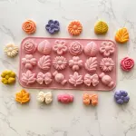 3D knot twine twist shape candle holder silicone mould