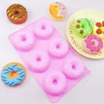 6 cavity Donut silicone mould