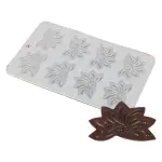Flower Pattern Chocolate Garnish Mould