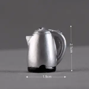 Miniature Silver Electric Kettle