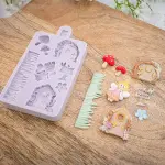 Minature Fairy theme silicone mould
