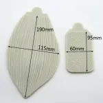 calla Lily and tulip leaf silicone mould