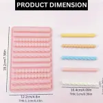 12 EVEN WOVEN LONG BAR SILICONE MOLD ENERGY BAR MAKING CHEESE BAR BAKING CHOCOLATE mould