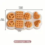 4 pcs ice cream and candy design cutter plunger set