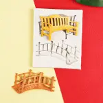 Fairy Garden arch bridge Bench silicone mould