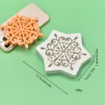 Large Showflake detailed silicone mould