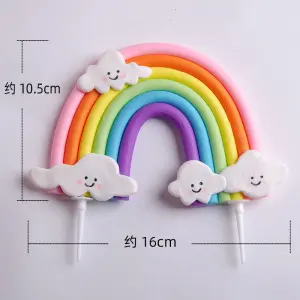 Rainbow Cloud Cake Toys
