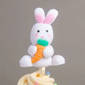 3D Bunny with Carrot Cake Toys
