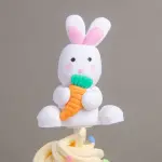 3D Bunny with Carrot Cake Toys