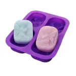 4 Cavity Boy Girl Praying Angel Baby Silicone mould