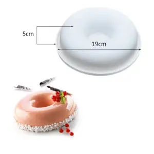 3D Round bunt shape Entremet Silicone mould (large)