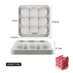Bubble Cloud Silicone Entremet Cake Mould