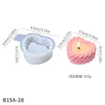 heart shape candle holder silicone mould