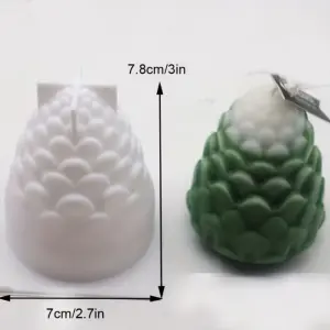 3D Pinecone Candle Silicone Mould
