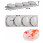 Silicone Oval Shape Mould - 50 Grams