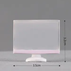 Miniature Computer Monitor Resin cake toys
