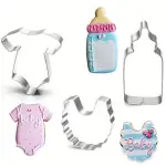 3 pcs Baby Shower stainless steel cookie cutter