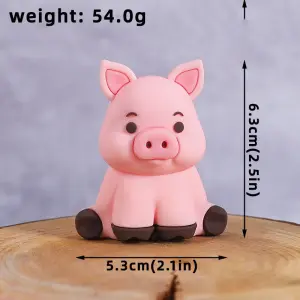 Cute Sitting Pig Cake Toys