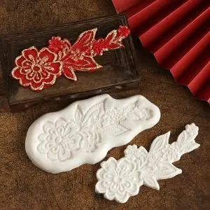 Vintage Flower Lace Silicone Press Mould