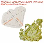Flower shape storage box with lid silicone mould (large size )