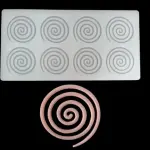 Spiral Chocolate Garnish Mould