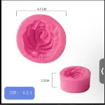 3D Rose flower Silicone mould style 5