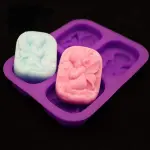 4 Cavity Boy Girl Praying Angel Baby Silicone mould