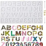 Upper case alphabet number silicone mould for chocolate, fondant , resins etc