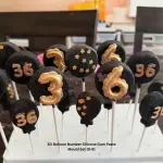 3D Balloon Number Silicone Gum Paste Mould Set (0-9)