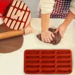 Finger & Cereal Stick Mold for Baking | Non-Stick Plastic Dessert & Snack Shaping Mould for Home Kitchen