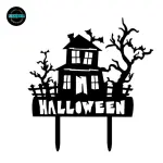 Haunted House Halloween topper