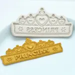 Princess Crown Shaped Silicone Mould Fondant Sugar Craft Chocolate Moulds