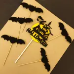 6 pcs Halloween topper set