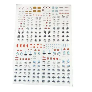 3D Eyes Stickers for Face Moulds | Self-Adhesive Doll Eyes Decals for Fondant, Clay & DIY Crafts