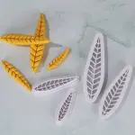 4 Pcs Peach Leaf Cutter Set for Fondant, Gum Paste & Cake Decoration