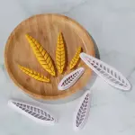 4 Pcs Peach Leaf Cutter Set for Fondant, Gum Paste & Cake Decoration
