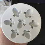 7 Cavity Bumble Bee honey bee Silicone Mould for Chocolate,DIY Soap Mould,3D Bee silicone fondant mould