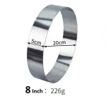 8 inch Round Stainless Steel Cake Ring