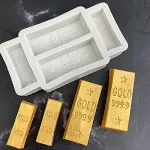 Gold Bar brick Silicone Mould